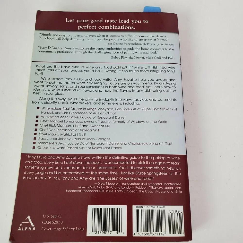 The Renaissance Guide to Wine and Food Pairing Book by‎ Tony DiDio